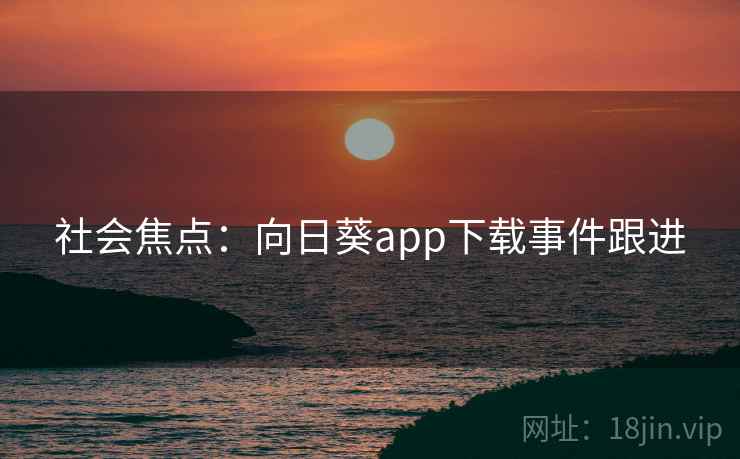 社会焦点：向日葵app下载事件跟进  第1张