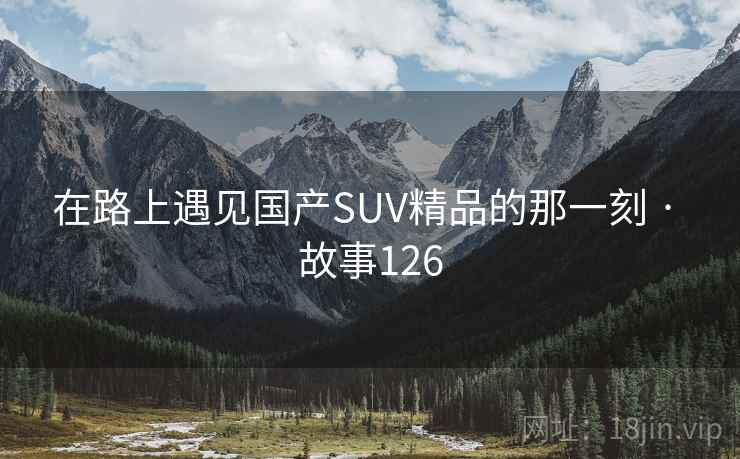 在路上遇见国产SUV精品的那一刻 · 故事126