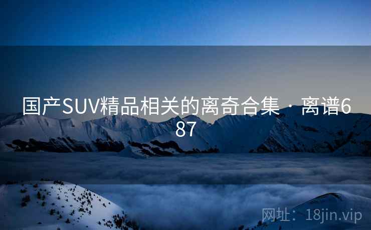 国产SUV精品相关的离奇合集 · 离谱687